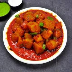 Aloo manchuri chilli
