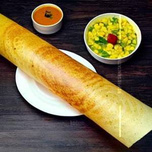 Sweet corn cheese paneer dosa