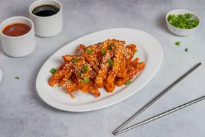 Crispy Chilli Honey Potato | Full