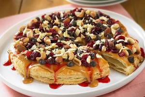 Dry fruit pizza