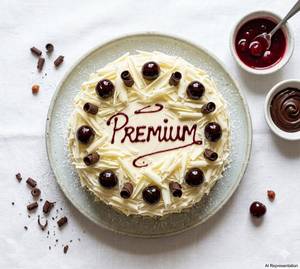 White Forest Primum Cake