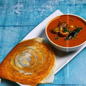 Mushroom paneer cheese dosa