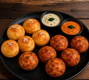 5 Sweet + 5 Karam Paniyaram [Kuzhi Paniyaram Snack Combo ]