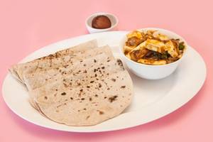 Paneer chilli+4pic Butter Roti+salad
