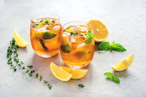 Mint Masala Ice Tea