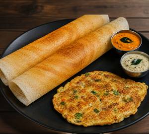 [2] Plain Dosa & [1 ] Omelette Combo Simple & Satisfying