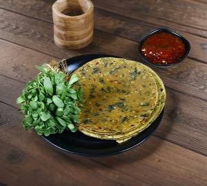 Aloo Bhaji with 4 Thepla