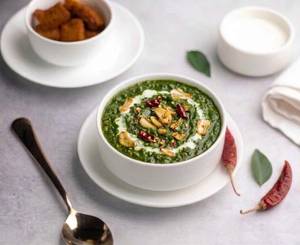Garlic palak