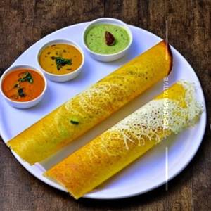 Sweet corn green peas cheese dosa