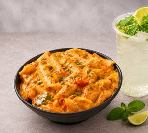 Mix Sauce Pasta + Virgin Mojito