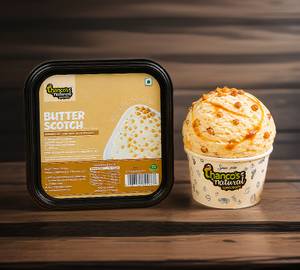 Butter scotch gold ice cream