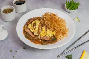 Pork Egg Pan Fried Noodles ( Gravy)