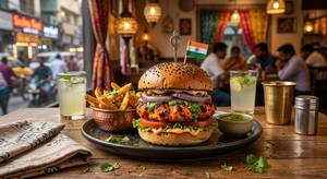 Tandoori Tikka Burger