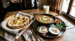 Dal Makhani With 4 Butter Roti