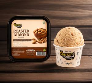 Roasted Almond Gold Ice Cream