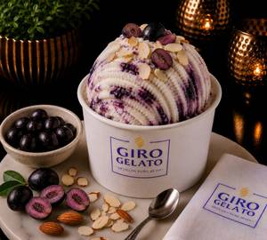Jamun Almond Gelato