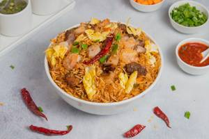 Schezwan Pork Mixed Fried Rice 