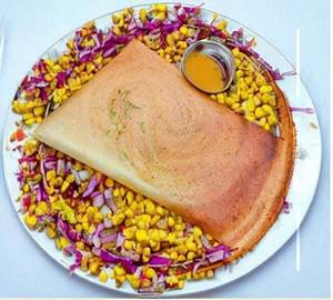 Cheese sweet corn dosa