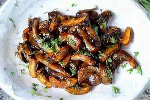 Mushroom Pepper Fry
