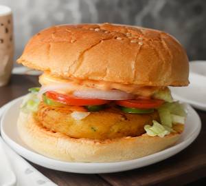 Aloo tikki burger