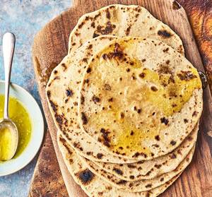 Garlic roti