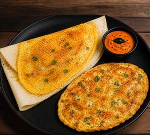 1 Egg Dosa With 1 Egg Omelette [Egg Dosa Egg Omelette Combo]