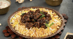 Pepper Mushroom Hyderabadi Biryani [Mini]