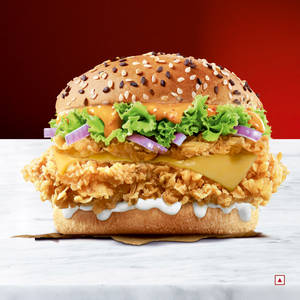 Chicken Zinger Burger - Tandoori with Cheese