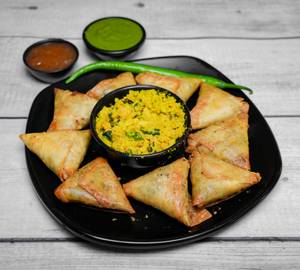 Chana Dal Pudina Samosa [Jain](Non Fried)