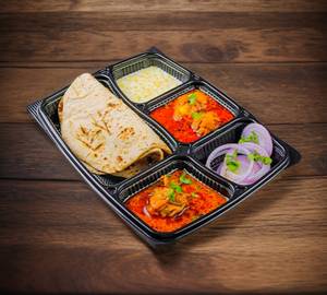 Kadhai Chicken Thali