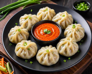 Veg Steam Momo -8pcs