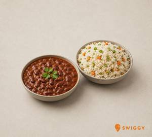 Rajma with Fried Rice