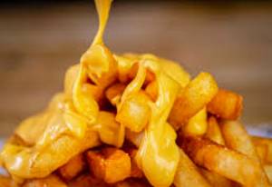 Salted French Fries [with Cheese Dip]