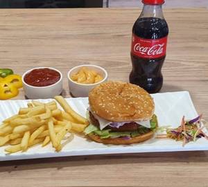 Cheesy Zing Burger + Fries + Coke