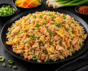 Egg Chicken Fried Rice