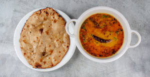 Dal Tadka With 2 Tandoori Roti