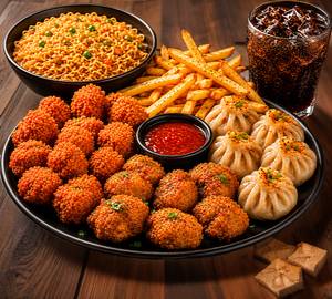 Non Veg Maggie Plate with Eggless mayo 
