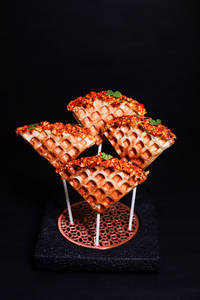 Papad Waffle ( 4 Pcs )