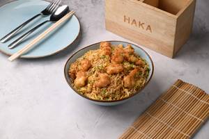 Soya Chilli Fried Rice With Prawn