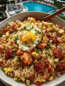 Sticky Fried Rice - Shrimp & Egg