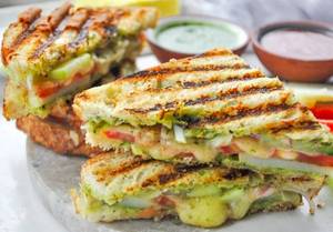 Veggie Mumbai Grilled Sandwich