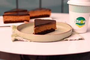 Triple Layered Mousse Cake (slice)