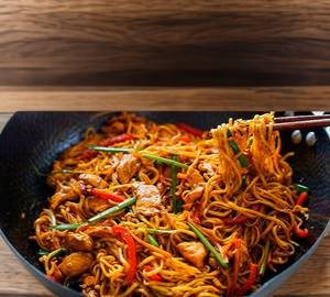 Beef Fried Rice With Beef Noodles Combo