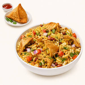 Samosa Bhel