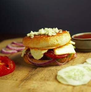 Royal Paneer Grilled Burger [Must Try]