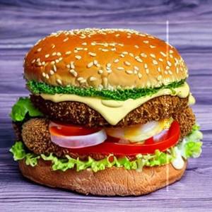 Open Avo Burger