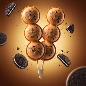 Oreo Bubble Waffle Pop (2 Pieces)
