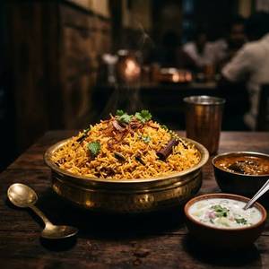 Empty briyani