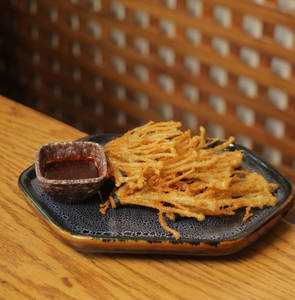 Crispy Enoki Blooms