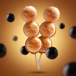 Boba Bubble Waffle Pop (2 Pieces)